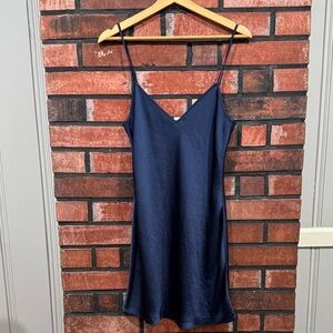 Aritzia wilfred  Navy Slip Dress